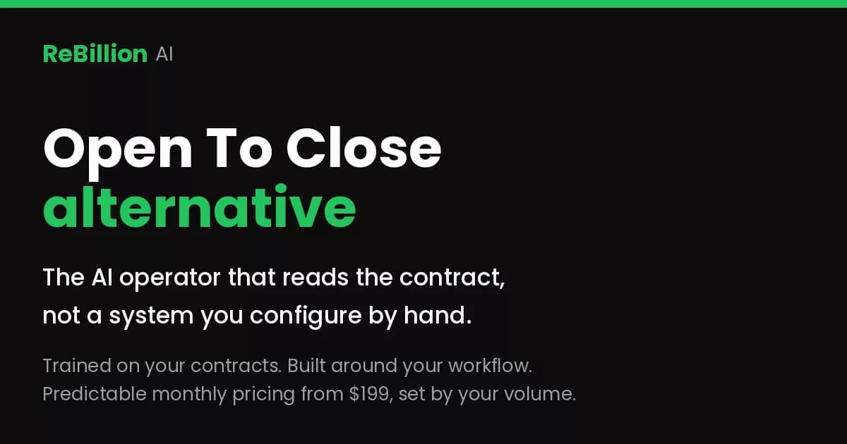 Open To Close alternative 2026 cost comparison for a 5-person team