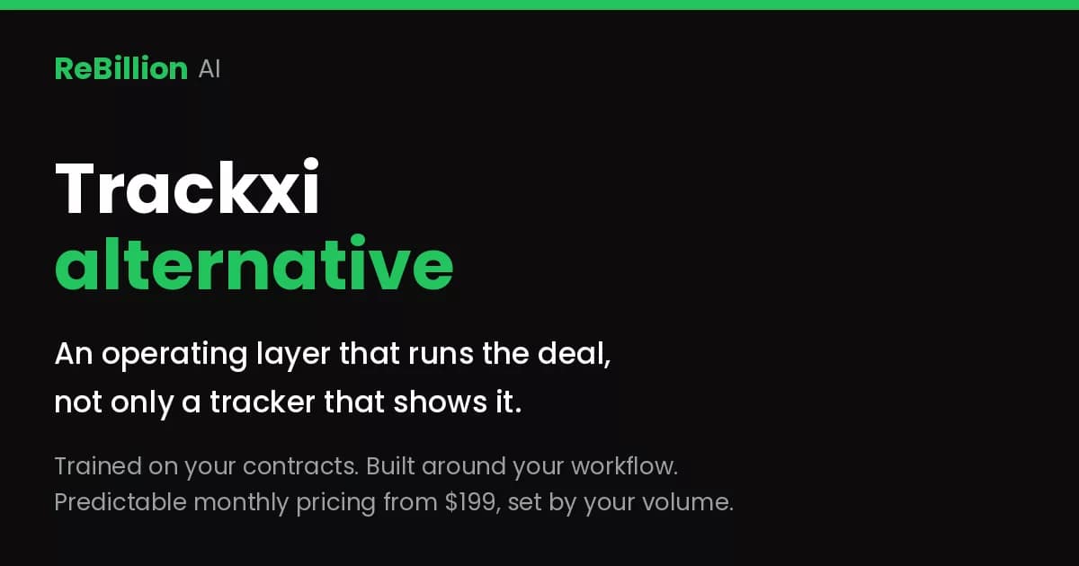 Trackxi alternative 2026 AI operating layer